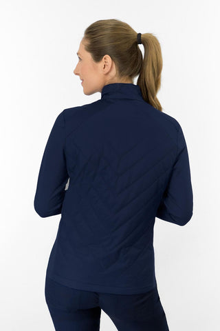 Jessica Stretch Panel Jacket - Navy