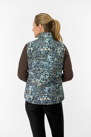 Kimberly Printed Gilet - Gilded Aspen
