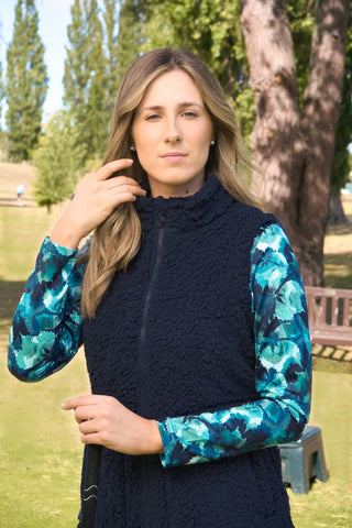 Dolly Fleece Gilet - Navy