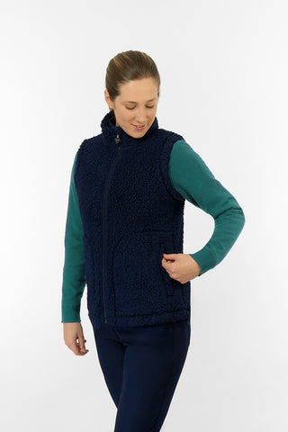 Dolly Fleece Gilet - Navy