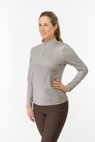 Arusha Long Sleeve Mid Layer - Espresso Martee-Ni