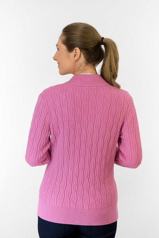 Ladies Sorrell Lined Jumper (Margot Knit) - Pop Pink