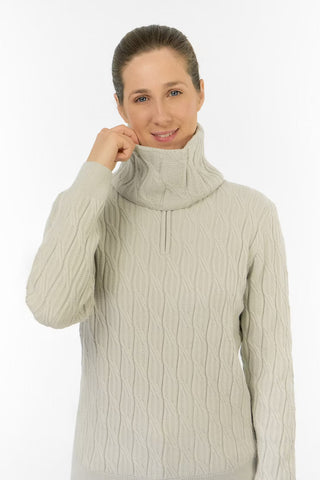 Suzie Margot Knit Waterproof Snood - Oyster