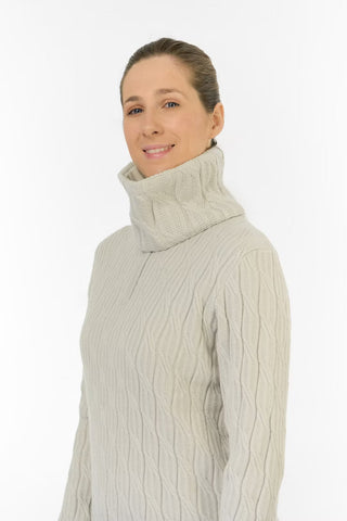 Suzie Margot Knit Waterproof Snood - Oyster