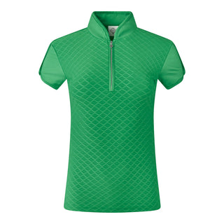 Valley Cap Sleeve Polo Shirt - Emerald