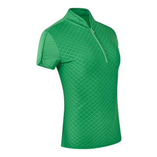 Valley Cap Sleeve Polo Shirt - Emerald