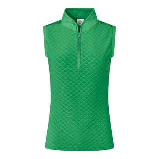 Valley Sleeveless Polo Shirt - Emerald