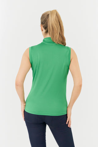 Valley Sleeveless Ladies Golf Polo Shirt - Emerald