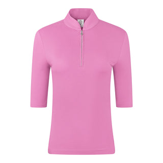 Pure Golf Jasmine Half Sleeve Polo Shirt - Candy Pink