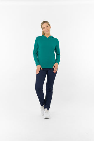 Priya Lightweight Summer Golf Hoodie - Teal