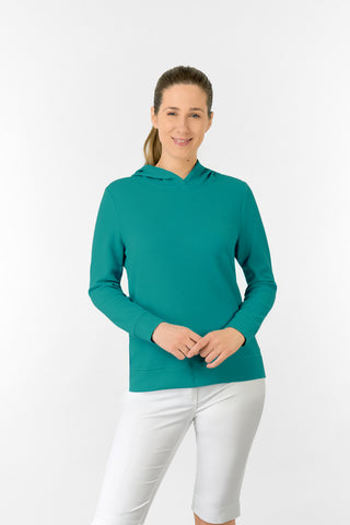 Priya Lightweight Summer Golf Hoodie - Teal