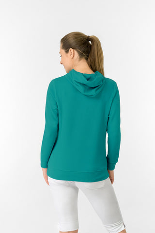 Priya Lightweight Summer Golf Hoodie - Teal