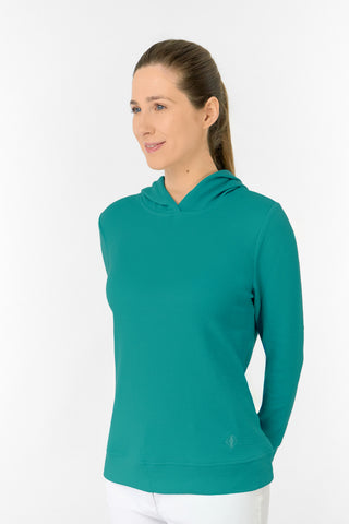 Priya Lightweight Summer Golf Hoodie - Teal