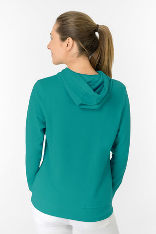 Priya Lightweight Summer Golf Hoodie - Teal