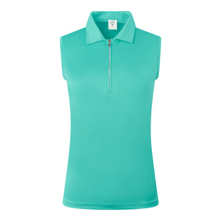 Thrive Ladies Sleeveless Golf Polo Shirts - Ocean Blue