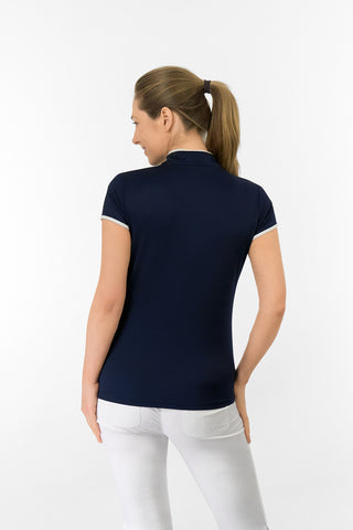 Bloom2 Ladies Cap Sleeve Polo Shirt - Navy