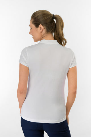Thrive2 Short Sleeve Ladies Golf Polo Shirt - White