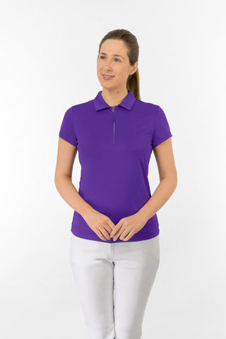 Thrive2 Short Sleeve Ladies Golf Polo Shirt - Purple