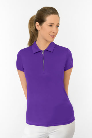 Thrive2 Short Sleeve Ladies Golf Polo Shirt - Purple