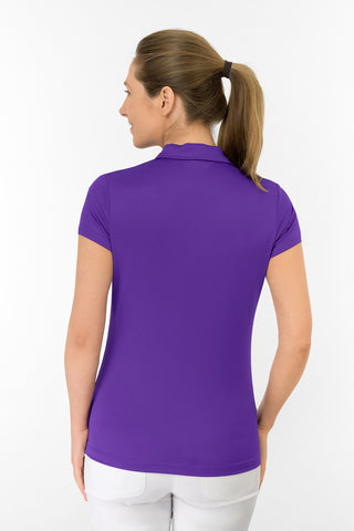 Thrive2 Short Sleeve Ladies Golf Polo Shirt - Purple