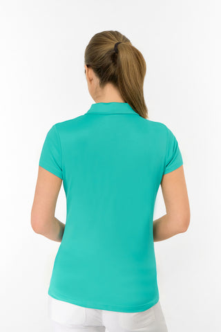 Thrive2 Short Sleeve Ladies Golf Polo Shirt - Ocean