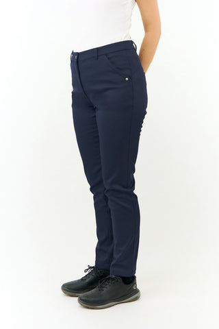 Pure Golf Bernie Lined Ladies Golf Trousers - Navy