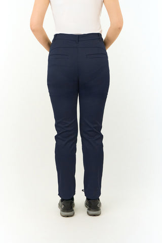 Pure Golf Bernie Lined Ladies Golf Trousers - Navy