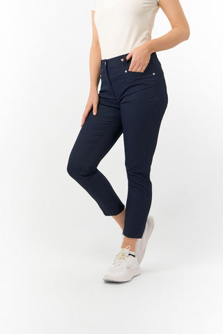 Pure Golf Ladies Trust High Water 7/8 Trouser- Navy