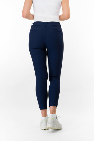 Charm 2 Highwater Pull On Ladies Golf Trousers - Navy