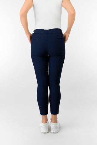 Charm 2 Highwater Pull On Ladies Golf Trousers - Navy