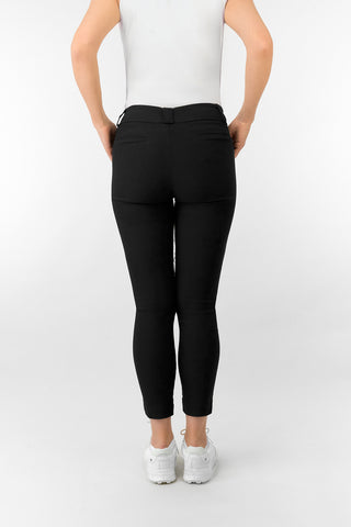 Charm 2 Highwater Pull On Ladies Golf Trousers - Black