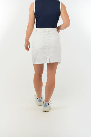 Pure Golf Calm Ladies Golf  Skort - White