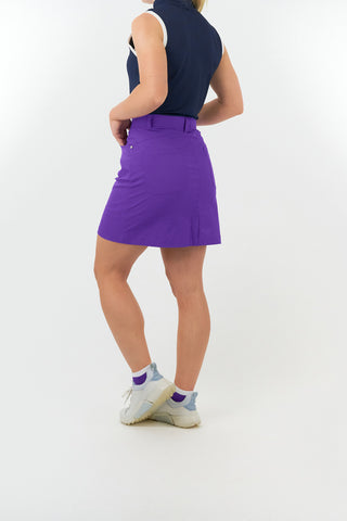 Pure Golf Calm Ladies Golf Skort - Purple