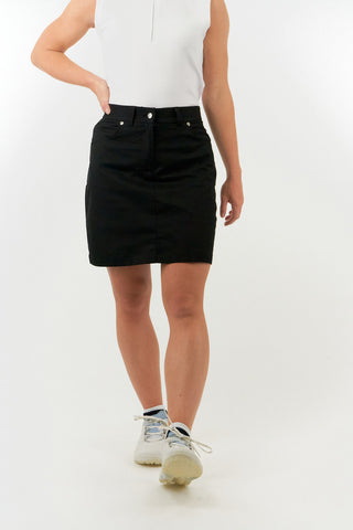 Pure Golf Calm Ladies Golf Skort - Black