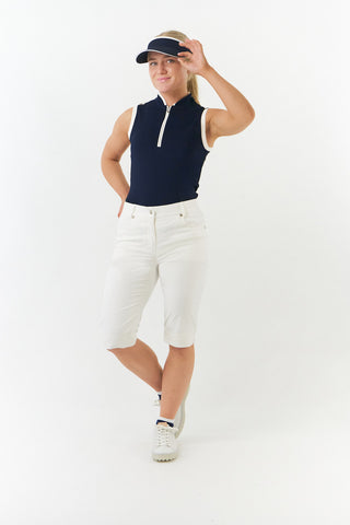 Pure Golf Ladies Bermuda Shorts White