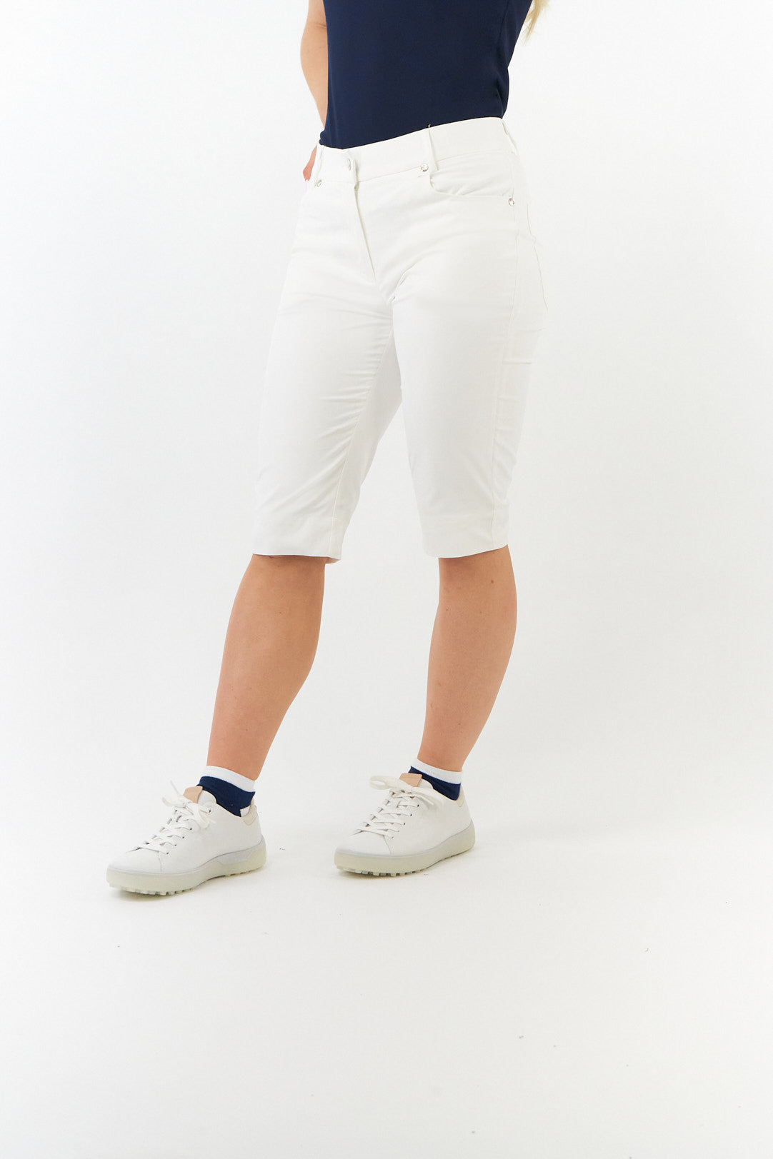 Pure Golf Bermuda Ladies Golf Shorts - White – Surprizeshop