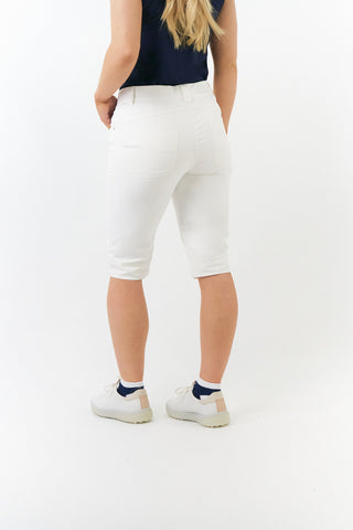 Pure Golf Ladies Bermuda Shorts White