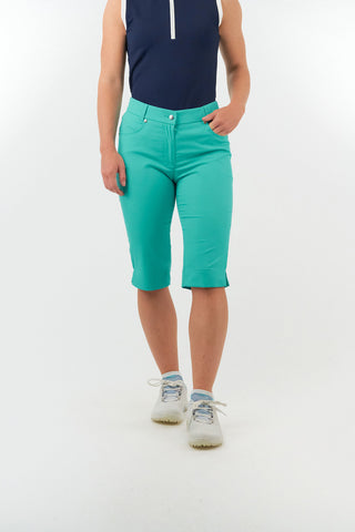 Pure Golf  Ladies Bermuda Golf Shorts - Ocean Blue