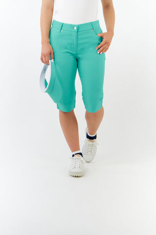 Pure Golf  Ladies Bermuda Golf Shorts - Ocean Blue