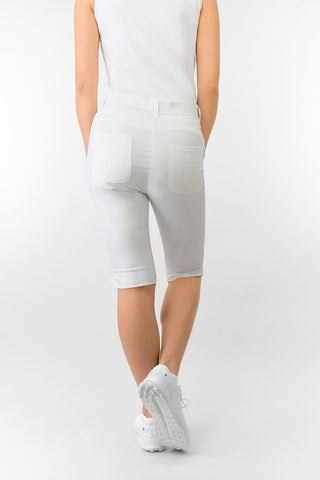 Trust2 Bermuda Ladies Golf Shorts - White
