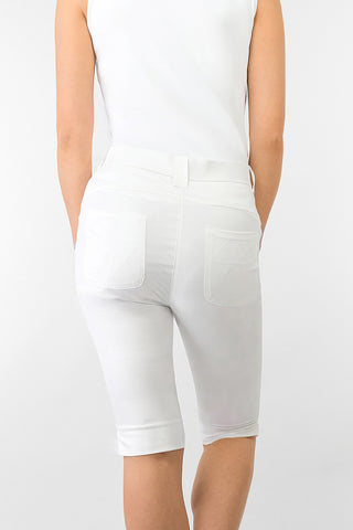 Trust2 Bermuda Ladies Golf Shorts - White