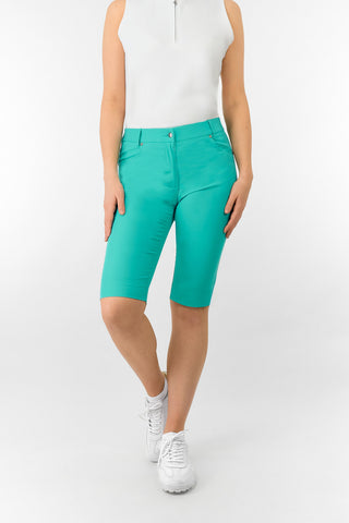 Bermuda Ladies Golf Shorts - Ocean Blue