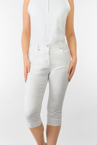 Trust2 Ladies Golf Capri's - White