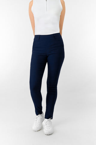 Charm 2 4-Way Stretch Ladies Golf Trousers (Pull On) - Navy