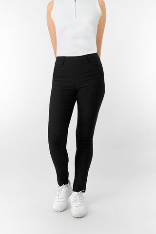 Charm 2 4-Way Stretch Ladies Golf Trousers (Pull On) - Black
