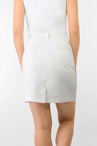 Pure Golf Calm Ladies Golf  Skort - White