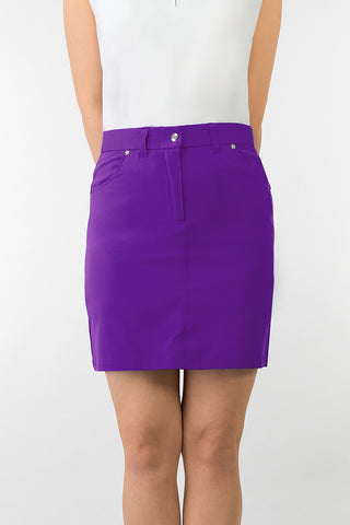 Pure Golf Calm Ladies Golf Skort - Purple
