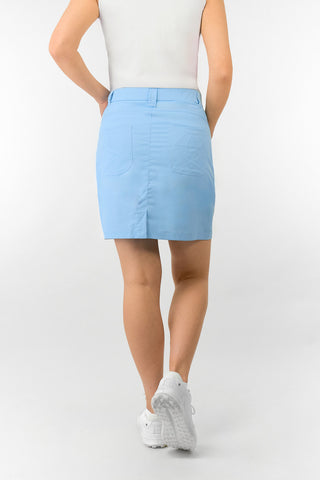 Calm Ladies Golf Skort - Pale Blue