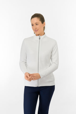 Priya Ladies Summer Golf Jacket - White