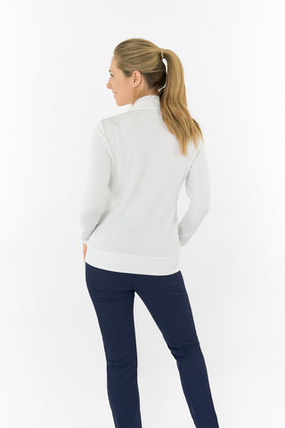 Priya Ladies Summer Golf Jacket - White